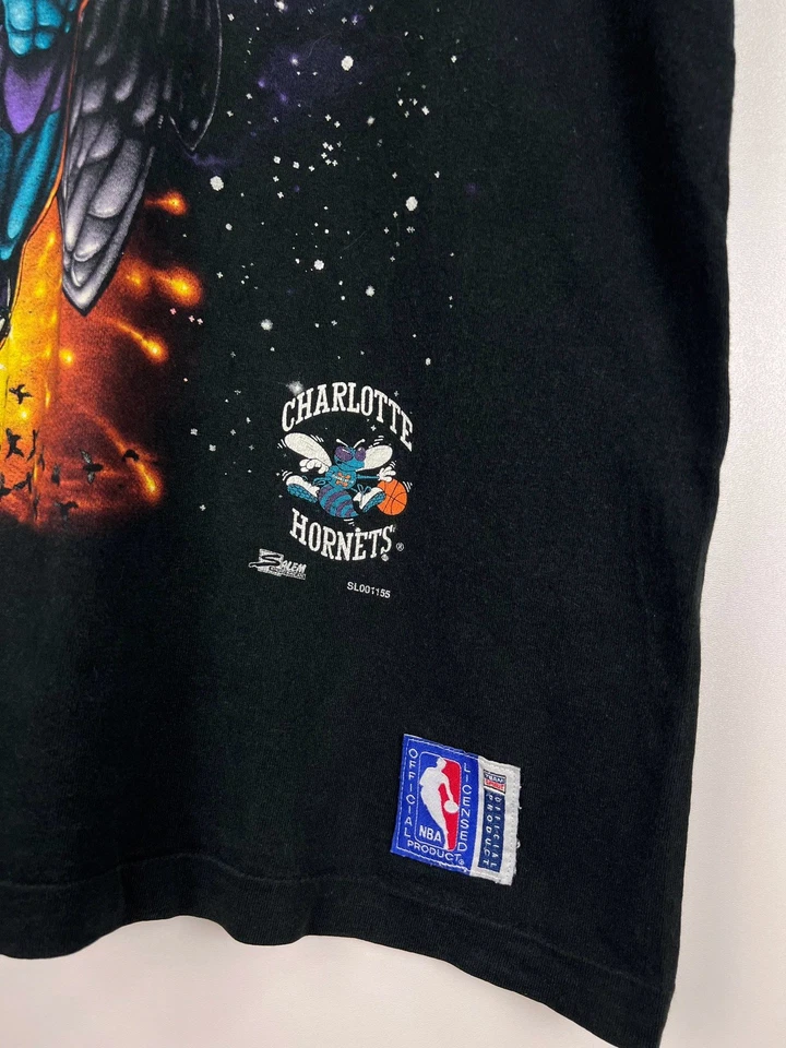 Charlotte Hornets NBA Años 90 Camisetas Vintage Talla L Foto 4 de 4