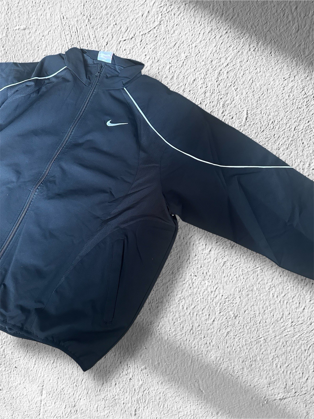 Supreme x Nike SS25 Black Windbreaker Track Jacket - Small image 3