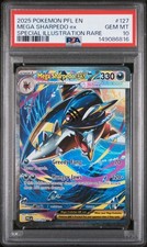 Mega Sharpedo ex 127/094 Pokemon Phantasmal Flames SIR Gem Mint PSA 10 on eBay