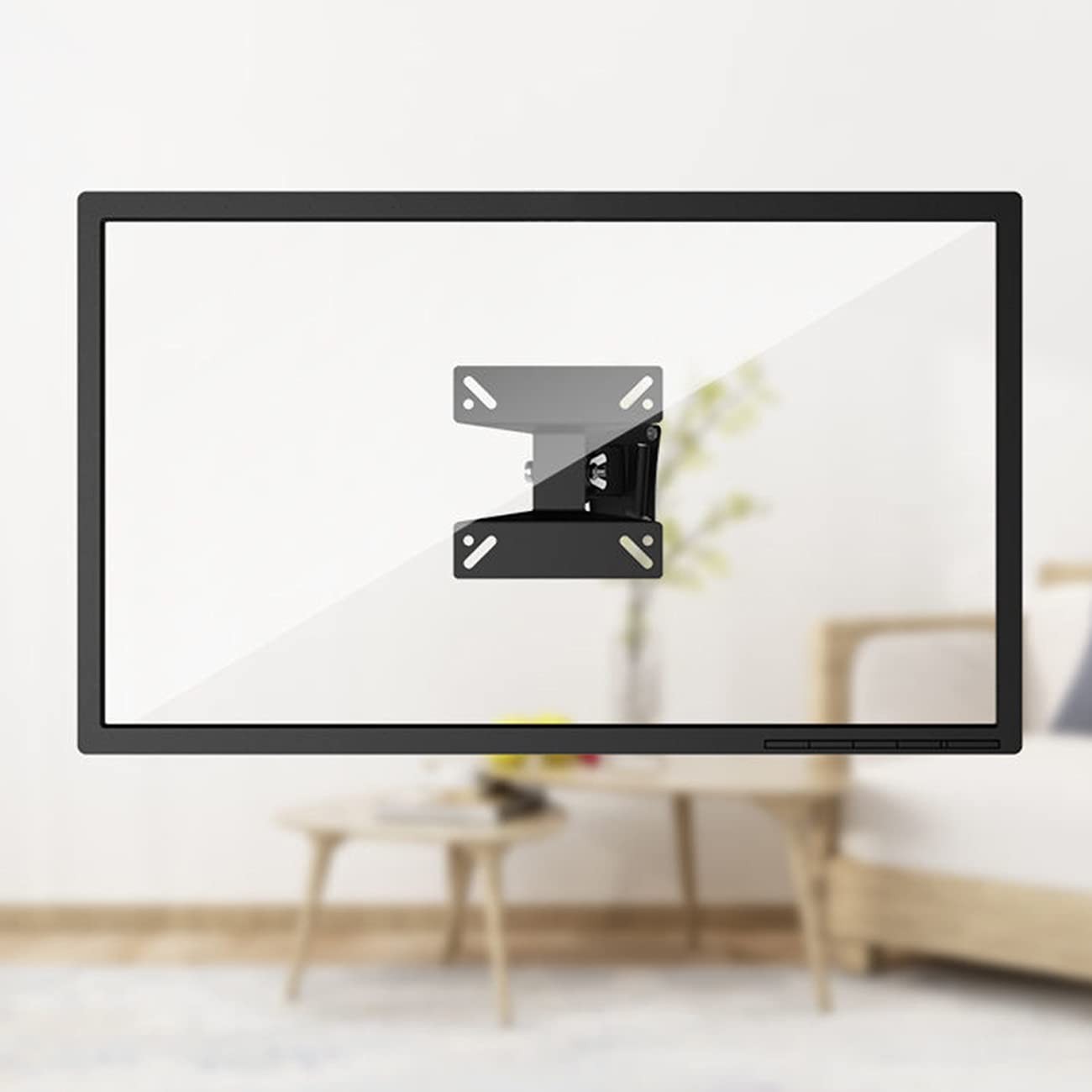 Wall Mount TV Monitor Bracket with Tilts and Extends for Most 14-27 Inch LED ...