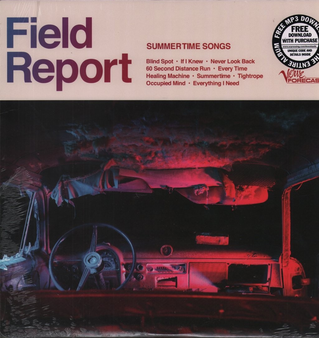 Field Report Summertime Songs LP vinyl USA Verve Forecast 2018 with inner sleeve