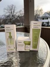 BEPLAIN, Mung Bean Set: Cleansing Foam - Cleansing Oil - Milk Peeling Gel