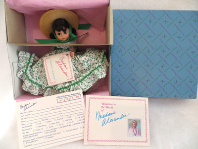 Madame Alexander 8'' Doll - Scarlett #426 - GWTW Floral Picnic Dress, Tag & Box