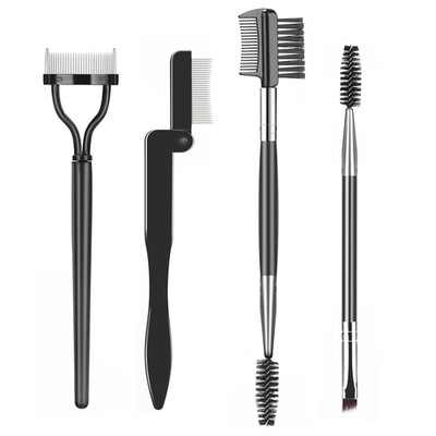 Eyelash Comb Lash Separator Tool Brow Brush & Lash Spoolie Professional Eye Make