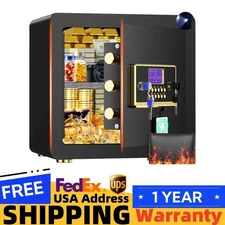 BESAFETY 2.8 Cuft Home Security Safe Box for Valuables with Digital Keypad