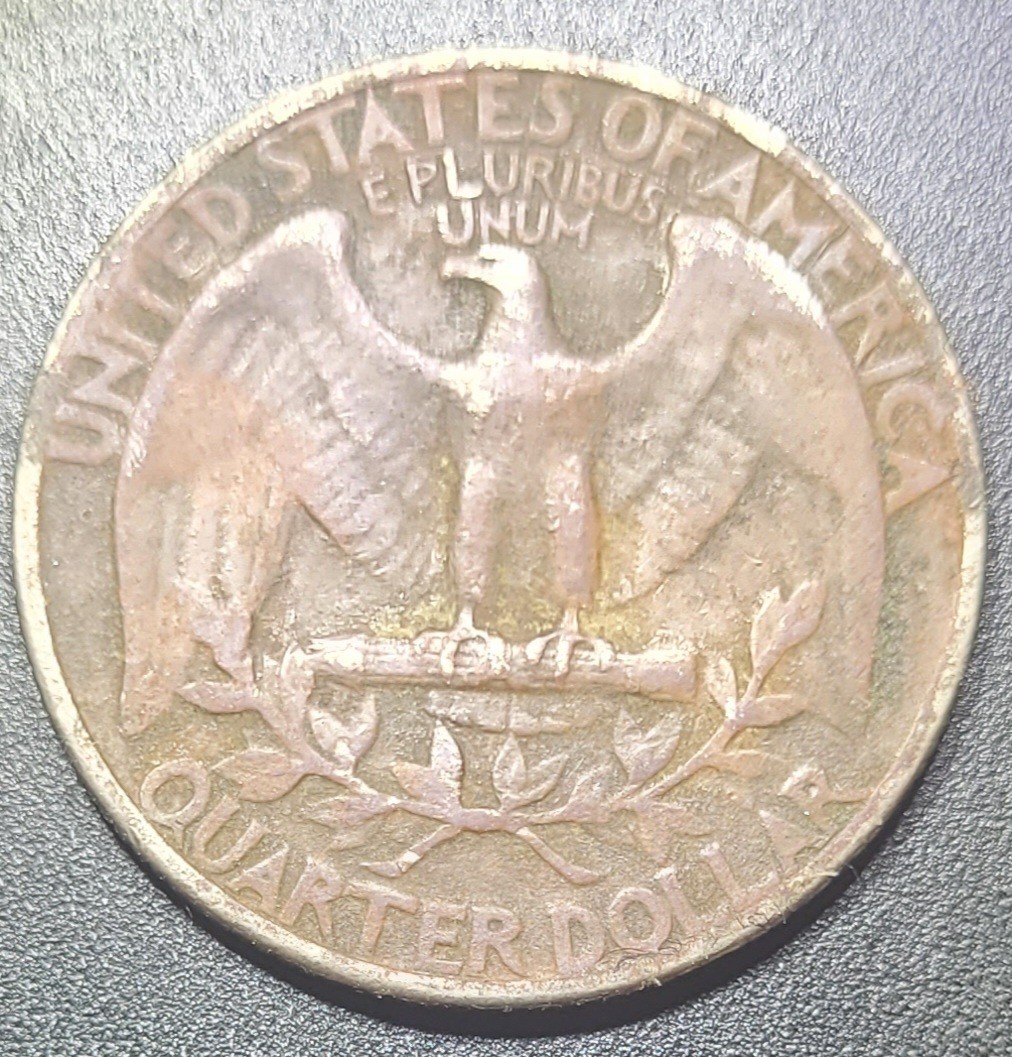 1967 BLACK BEAUTY Improperly Annealed Error Washington Quarter