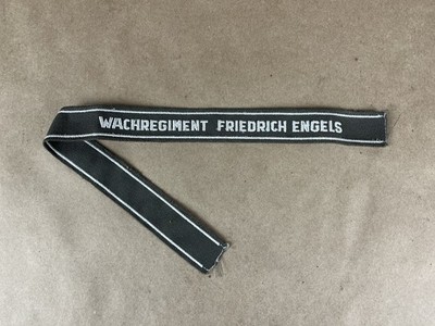 East German Wachregiment Friedrich Engels DDR Cuff Title Watch Regiment NVA
