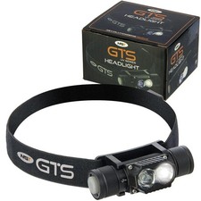 NGT - Head Torch Headlamp GTS - Carp Fishing White 250 Lms with UV Rechargeable