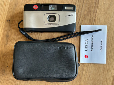 Leica Mini 3 mit Summar 3,2 32mm.