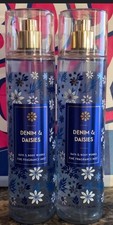 Bath  Body Works Fine Fragrance Body Mist  Denim  Daisies  8 fl oz  NEW
