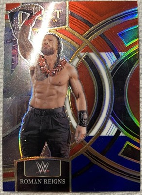 Roman Reigns Premier Red White & Blue Prizm Panini WWE 2024 Select 