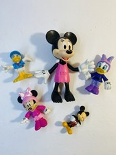 Disney Minnie & Micky Mouse Figures Lot Of 5