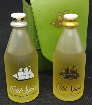 Old Spice Lime von Shulton Company EAU DE TOILETTE + AFTER SHAVE NEU VINTAGE