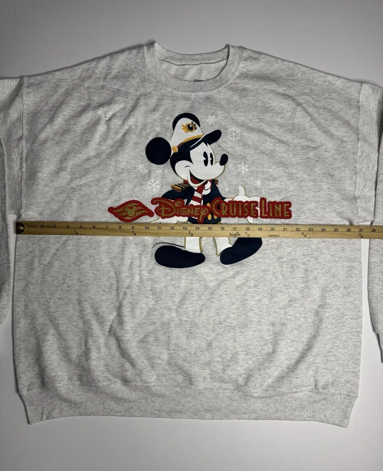 Disney Cruise Line DCL Mickey Mouse Navidad Cuello Redondo Sudadera Pullover XXL Foto 4 de 4