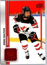2023-24 Team Canada Juniors Red Emma Maltais #58