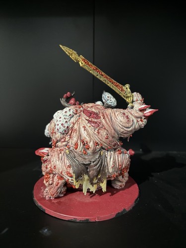 Scarlet Rot Painted - Chaos Daemons Great Unclean One Warhammer 40K Miniature - Picture 2 of 4