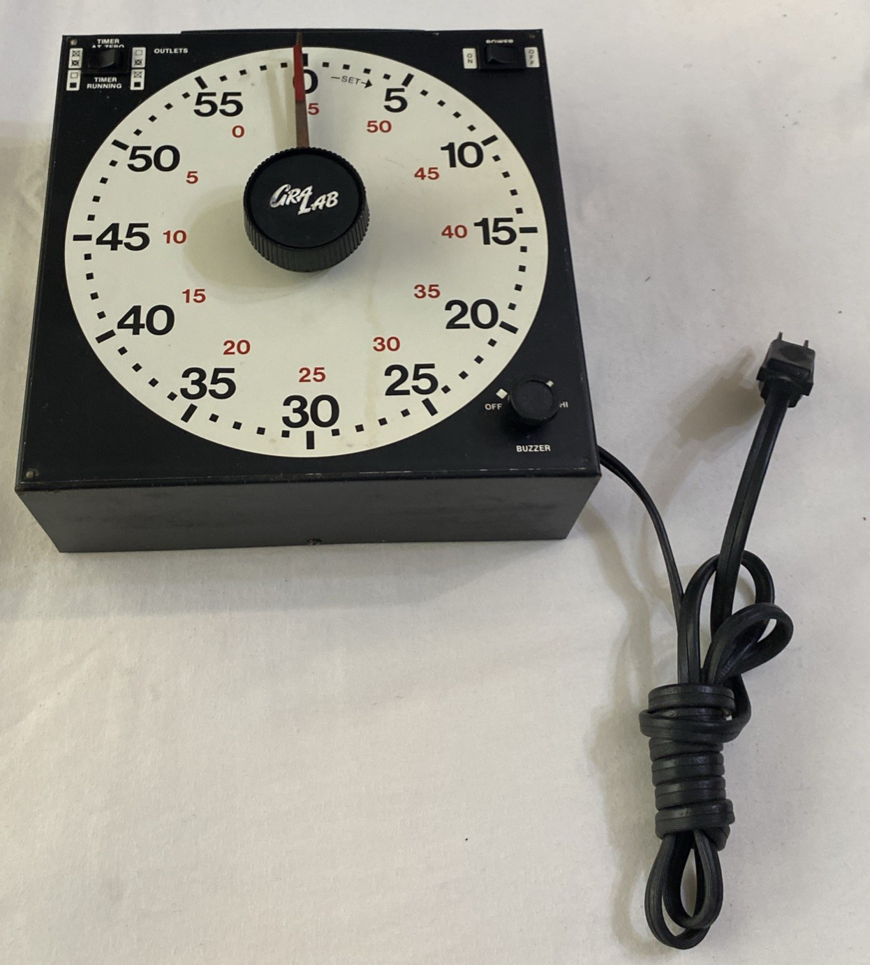 GraLab Model 171 Darkroom Universal Timer Dual Outlet Tested Working Ohio USA