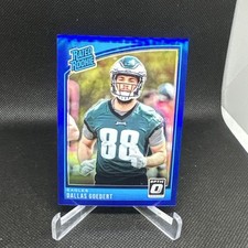 2018 Optic No. 197 Dallas Goedert Blue Rated Rookie /149