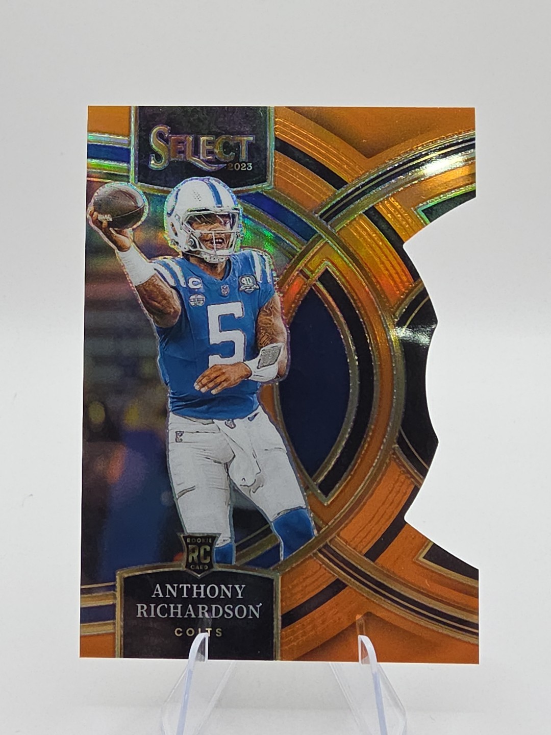 2023 Select Anthony Richardson RC Orange Prizm Die Cut Premier  #117  /399