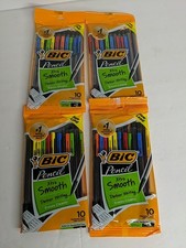 4x BIC Xtra-Smooth Darker Writing Mechanical Pencils with Erasers 10 Count