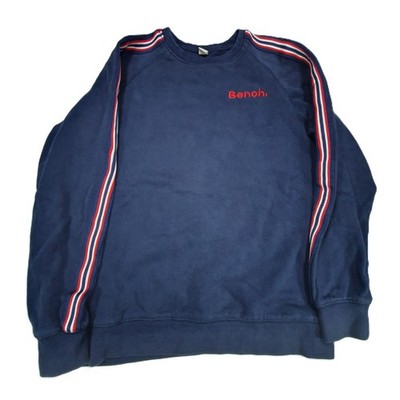 Bench Crewneck Sweatshirt Teens 164/170 Blau Rot 15 Years Pullover