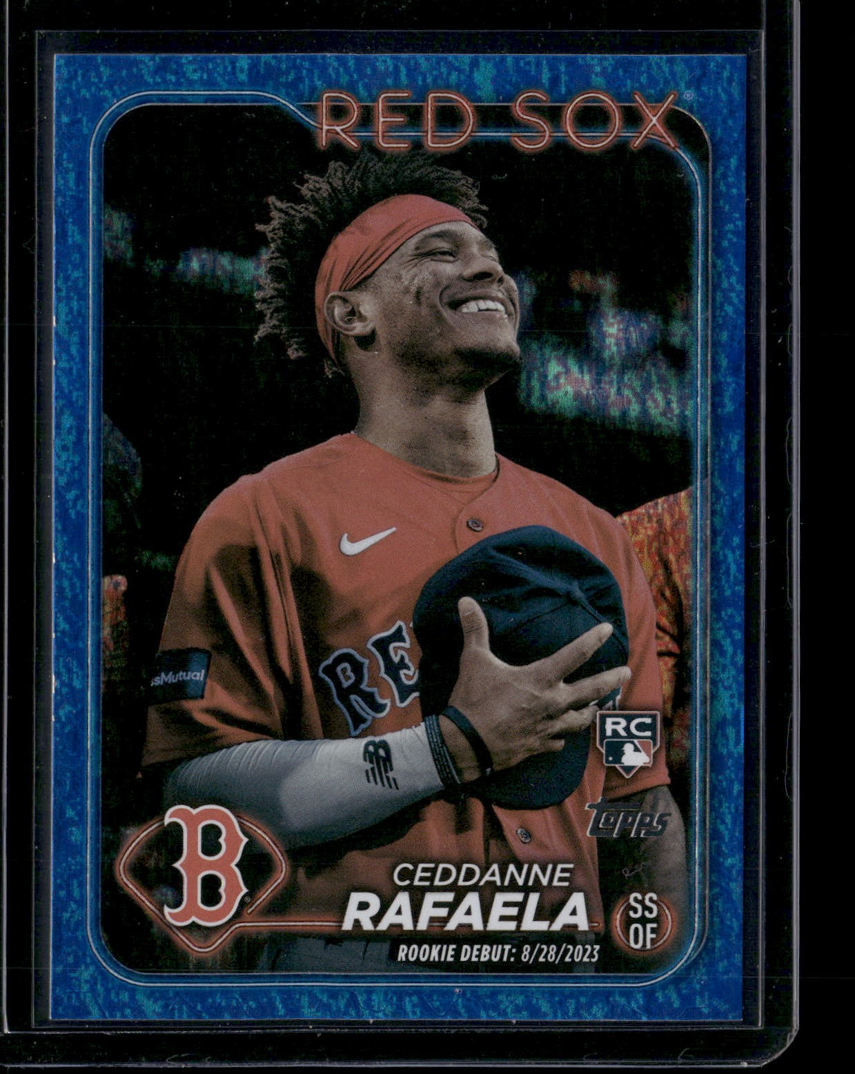 2024 Topps Update #US110 Blue Holofoil Ceddanne Rafaela #/999