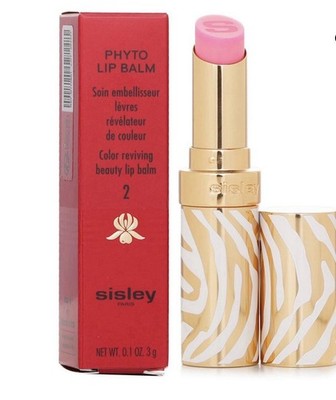 Sisley Phyto Lip Balm #2 Pink Glow 3g - Hydrating Makeup for Lips, New