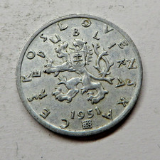 Czechoslovakia 50 Haleru 1951 Aluminum KM#32