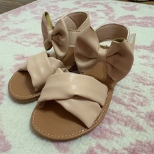 Charming Bow Sandals - Tan Baby Toddler girl