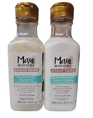 Maui Moisture Scalp Care Clarifying Shampoo & Conditioner for Curly Hair