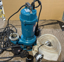 1500W Submersible Dirty Water Pump Grinder Sewage Well Septic Flood Sewage Sump