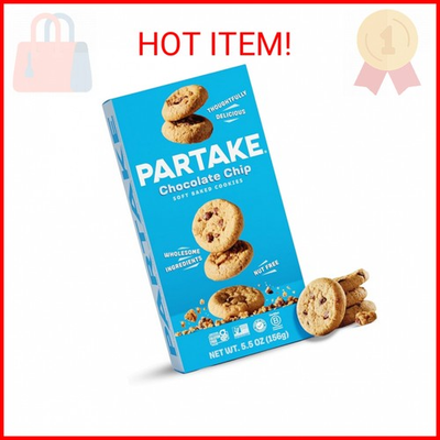 #ad #ad Gluten Free Partake Soft Baked Chocolate Chip Cookies Vegan Free From the To $6.48