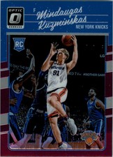 2016-17 Donruss Optic Purple #194 Mindaugas Kuzminskas - BSK