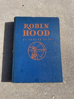 Vintage 1940 The Merry Adventures Of Robin Hood Howard Pyle Hardcover Book