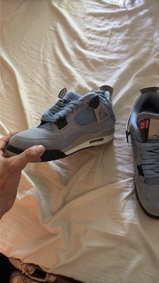 Jordan Air Jordan 4 Gray Mid Top Lace-Up Men\'s Basketball Sneakers Mens size 12 Jordan Air Jordan 4 Men main image 2