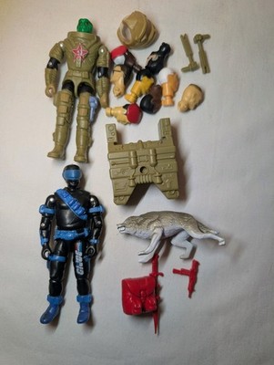 GI Joe Black Major Payload Russia And Snake Eyes Complete