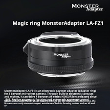 MonsterAdapter LA-FZ1 Auto Focus Lens Adapter for Nikon F Lens to Nikon Z-mount