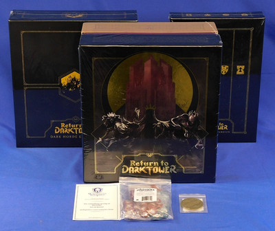 RETURN TO DARK TOWER KICKSTARTER AZKOL'S FORTUNE ALLIANCES