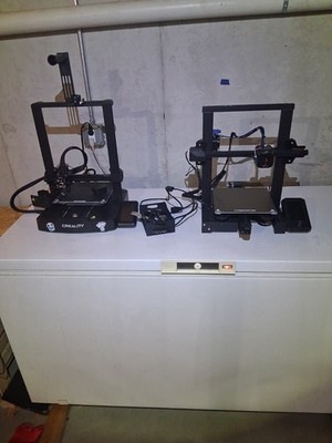Upgraded Ender 3 V2 Neo and Ender 3v3 KE for Parts Or Repair