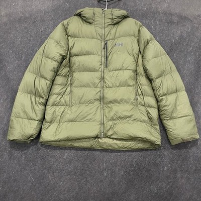 HELLY HANSEN Verglas Polar Down Puffer Jacket Men's Size 2XL Green