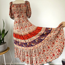 SPELL & THE GYPSY - LADY UNTAMED MIDI DRESS – BOHO FLORAL – XL