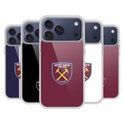 OFFICIAL WEST HAM UNITED FC CREST SOFT GEL CASE FOR APPLE iPHONE PHONES