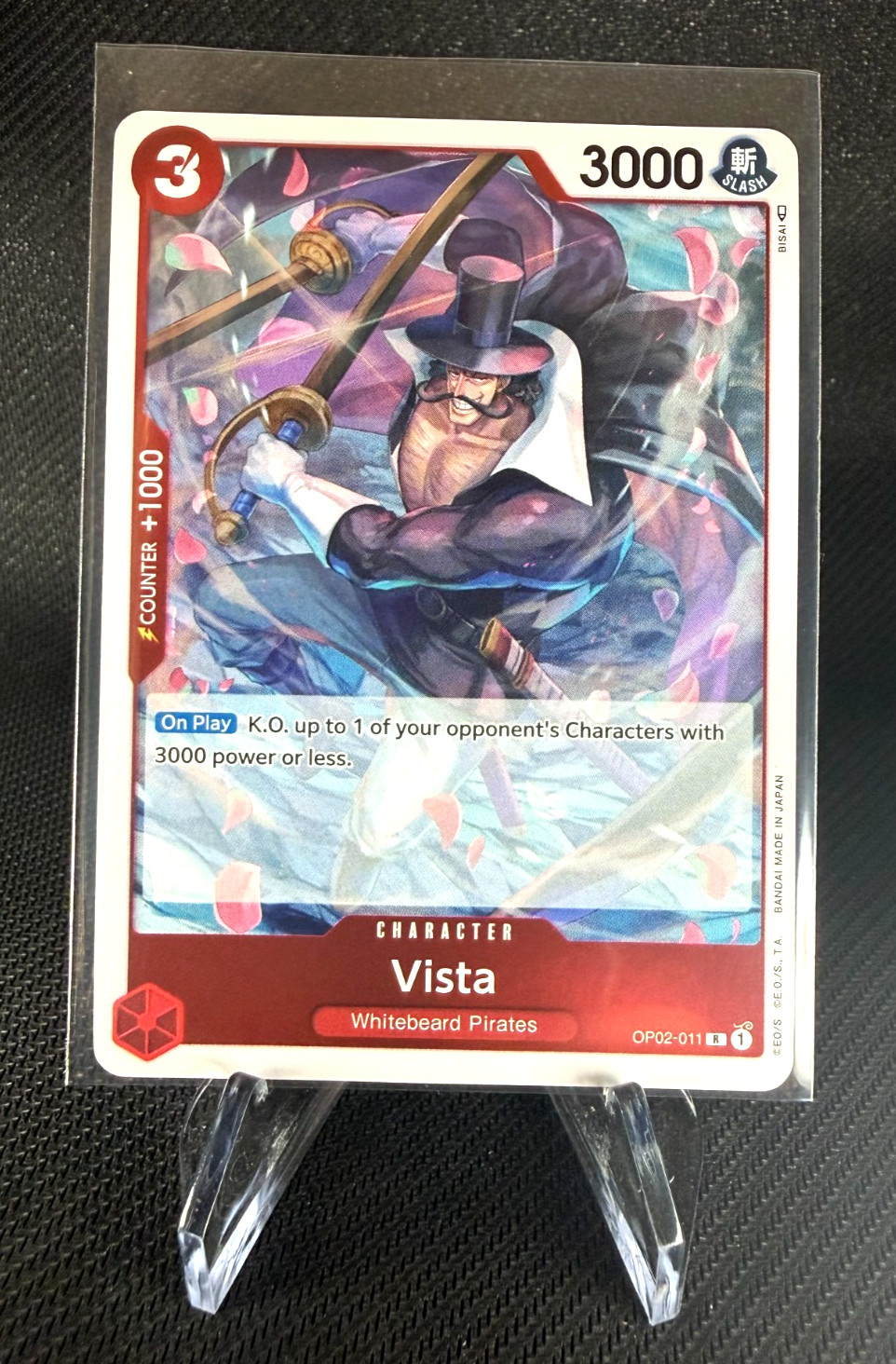 Vista OP02-011 Rare Paramount War One Piece Near Mint