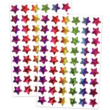 1620 Pcs Holographic Rainbow Small Star Stickers for Kids Small, Multicolor