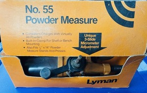 Vintage Lyman Ideal Powder Measure No. 55 Reloading Tool in Original Box