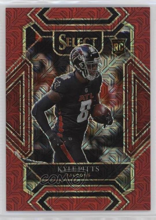 2021 Panini Select Club Level Red Prizm 2/49 Kyle Pitts #246 0q3g