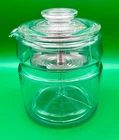 Vintage Pyrex Percolator coffee pot 7756 B 6 Cup NOS "No Handle"