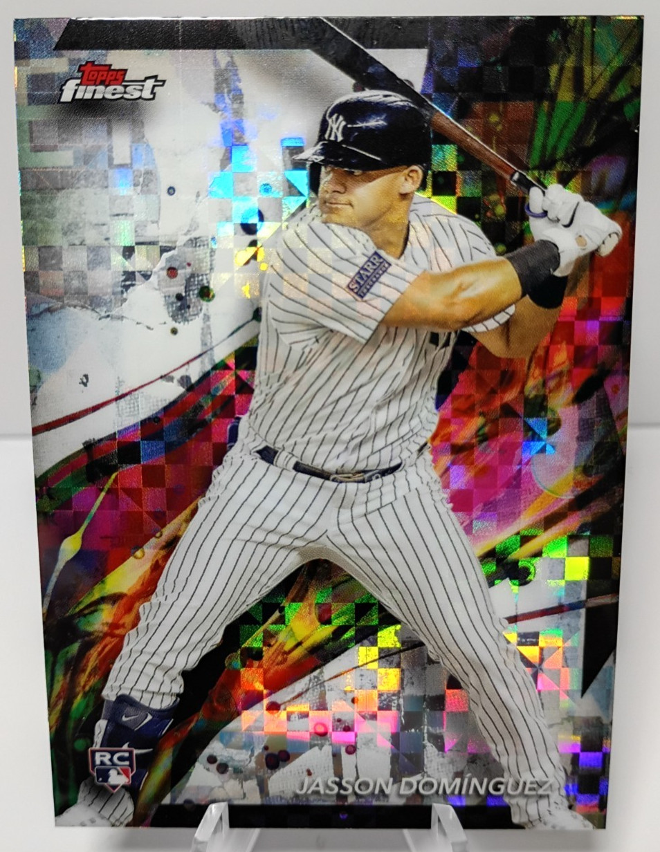 2024 Topps Finest: # 83 Jasson Dominguez X Fractor RC