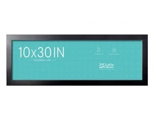 LaVie Home 10x30 Picture Frame Black, Panoramic Picture Frame for Wall or