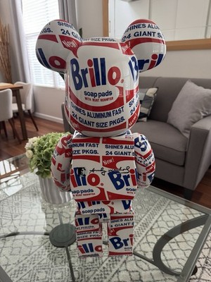 Andy Warhol Brillo Box 1000% Bearbrick Figure | eBay